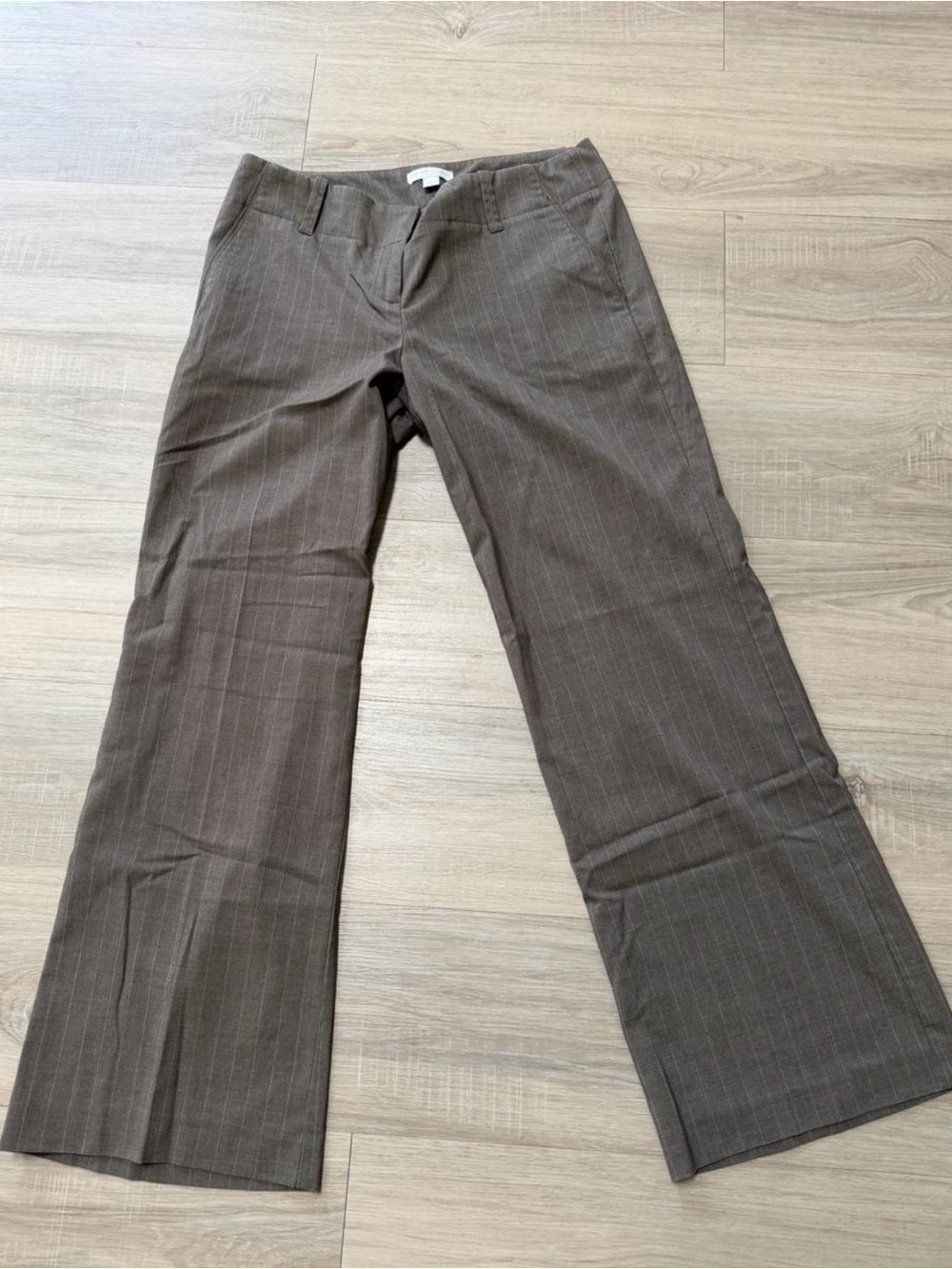 New York & Company brownish/greyish pinstripe pants